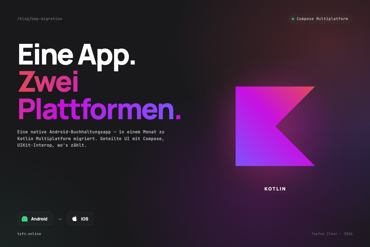 From Android to Kotlin Multiplatform — how I migrated Zentrik in a month