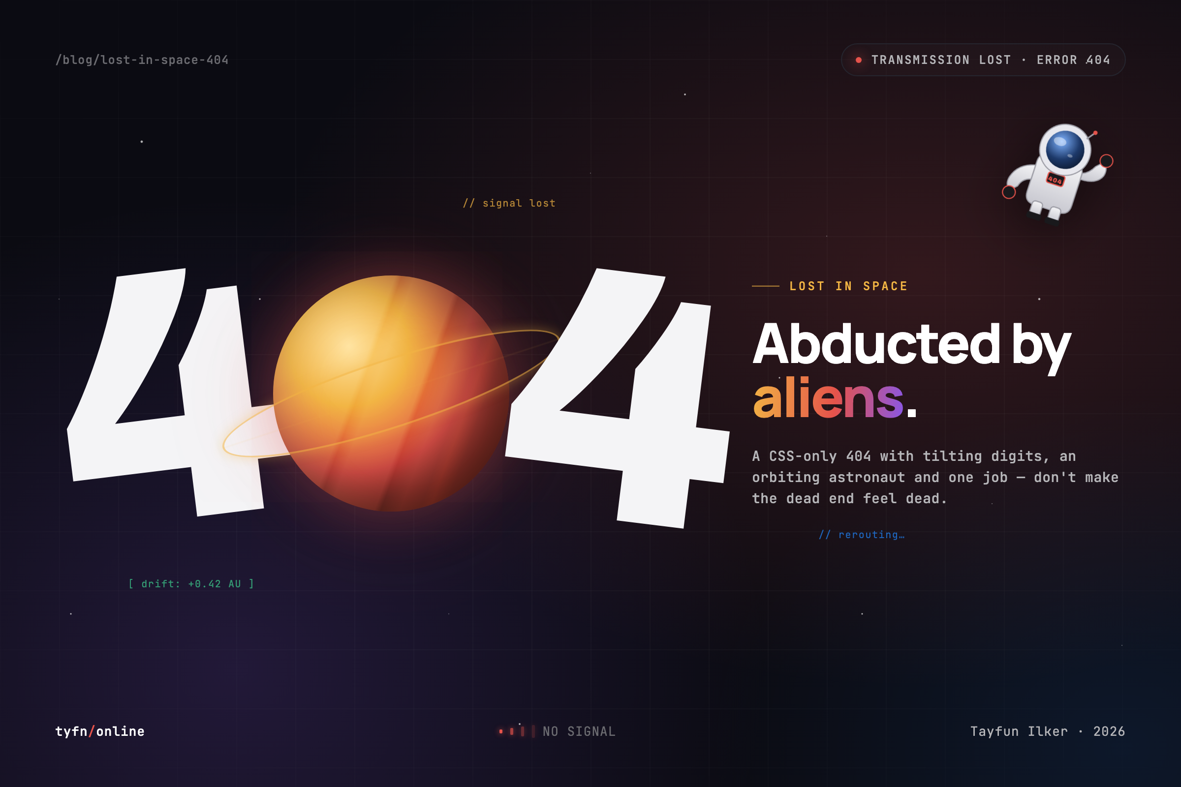 A 404 page that's actually fun to land on